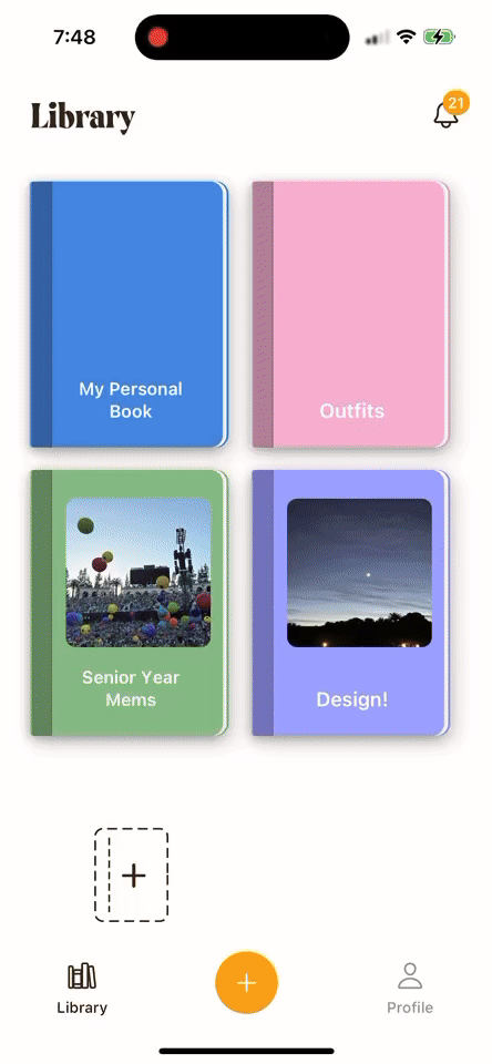 Personal books for documentation